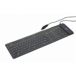 Gembird | Flexible keyboard | Wired | US | USB + PS/2