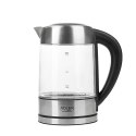 Adler | Kettle | AD 1247 NEW | With electronic control | 1850 - 2200 W | 1.7 L | Stainless steel, glass | 360° rotational base |