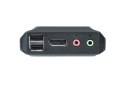 Aten | USB DisplayPort Cable with Remote Port Selector | CS22DP | 2-Port KVM Switch
