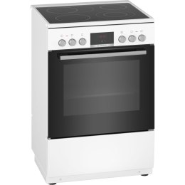 Bosch | Cooker | HKR39A220U | Hob type Vitroceramic | Oven type Electric | White | Width 60 cm | Electronic ignition | Grilling 