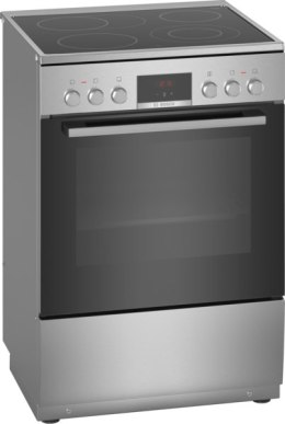 Bosch | Cooker | HKR39A250U | Hob type Vitroceramic | Oven type Electric | Stainless steel | Width 60 cm | Electronic ignition |
