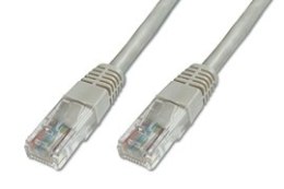 Digitus | CAT 5e | Patch cable | Unshielded twisted pair (UTP) | Male | RJ-45 | Male | RJ-45 | Grey | 2 m