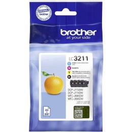 Brother LC | 3211 | Black | Yellow | Cyan | Magenta | Ink cartridge | 200 pages
