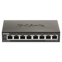 D-Link | Smart Gigabit Ethernet Switch | DGS-1100-08V2 | Managed | Desktop | 1 Gbps (RJ-45) ports quantity | SFP ports quantity 