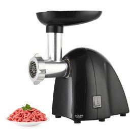 Adler | Meat mincer | AD 4811 | Black | 600 W | Number of speeds 1 | Throughput (kg/min) 1.8 | 3 replaceable sieves: 3mm for gri