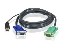 Aten 3M USB KVM Cable with 3 in 1 SPHD Aten | 3M USB KVM Cable with 3 in 1 SPHD | 2L-5203U