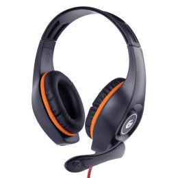 Gembird | Gaming headset with volume control | GHS-05-O | Built-in microphone | Orange/Black | 3.5 mm 4-pin | Wired | Over-Ear