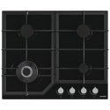 Gorenje | GTW641KB | Hob | Gas on glass | Number of burners/cooking zones 4 | Rotary knobs | Black