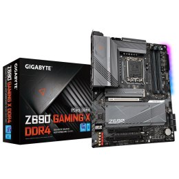 Gigabyte | Z690 GAMING X DDR4 1.0 M/B | Processor family Intel | Processor socket LGA1700 | DDR4 DIMM | Memory slots 4 | Support