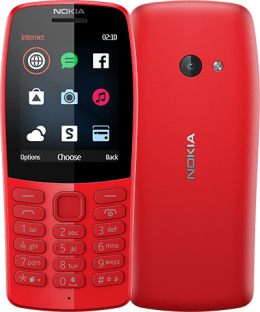 Nokia | 210 | Red | 2.4 