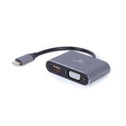 Female | 15 pin HD D-Sub (HD-15) | 19 pin HDMI Type A | Male | 24 pin USB-C | Grey