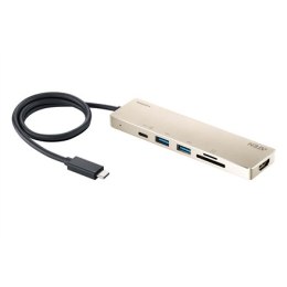 Aten UH3239 USB-C Multiport Mini Dock with Power Pass-Through Aten | USB-C Multiport Mini Dock with Power Pass-Through | UH3239 