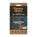 PanzerGlass | Screen protector - glass - with privacy filter | Apple iPhone 14 Pro Max | Black | Transparent