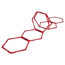 Pure2Improve | Hexagon Agility Grid | Red