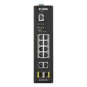 D-LINK DIS-200G-12PS L2 Managed Industrial Switch with 10 10/100/1000Base-T and 2 1000Base-X SFP ports D-Link | Switch | DIS-200
