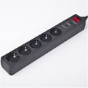 EnerGenie SPG5-C-5 - surge protector | Output Connector Qty 5 | 1.5 m | Black