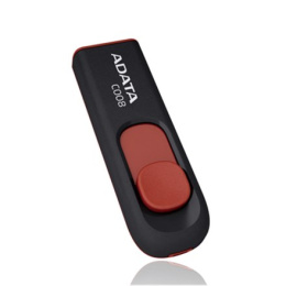 ADATA | C008 | 8 GB | USB 2.0 | Black/Red