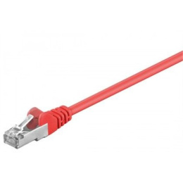 Goobay | CAT 5e | Network cable | Foiled unshielded twisted pair (F/UTP) | Male | RJ-45 | Male | RJ-45 | Red | 2 m