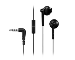 Panasonic | RP-TCM55E-K | Headphones | Wired | In-ear | Microphone | Black