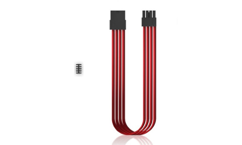 Deepcool | PSU Extension Cable | DP-EC300-PCI-E-RD | Red | 345 x 26 x 17 mm