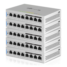 Ubiquiti | Unifi Switch | US-8-5 (5 pack) | Web managed | Desktop | 1 Gbps (RJ-45) ports quantity 8 | SFP ports quantity 2 | Pow