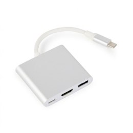 Docking station | USB-C 3.1 / Thunderbolt 3 | Silver
