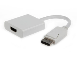 Gembird Video adapter | 19 pin HDMI Type A | Female | 20 pin DisplayPort | Male | White