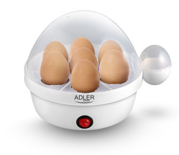 Adler Aparat do gotowania jaj AD 4459 450 W, biały, pojemność jaj 7