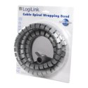 Cable Spiral Wrapping Band 2500*25 mm, silver Logilink