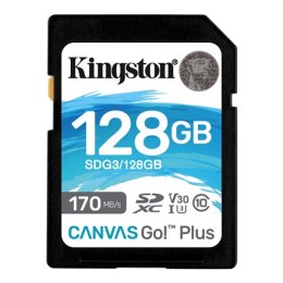 Kingston Canvas Go! Plus 128 GB, SD, pamięć flash klasy 10