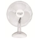 Adler | AD 7304 | Desk Fan | White | Diameter 40 cm | Number of speeds 3 | Oscillation | 45 W | No