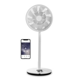 Duux Smart Fan Whisper Flex Wentylator stojący, Timer, ilość prędkości 26, 3-27 W, Oscylacja, Średnica 34 cm, Biały