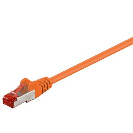 Goobay | CAT 6 | Network cable | SFTP, PiMF | Male | RJ-45 | Male | RJ-45 | Orange | 1.5 m