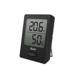 Duux Sense higrometr + termometr, czarny, wyświetlacz LCD