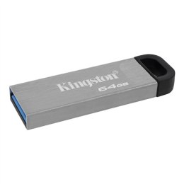Kingston USB Flash Drive DataTraveler Kyson 64 GB, USB 3.2 Gen 1, Black/Grey