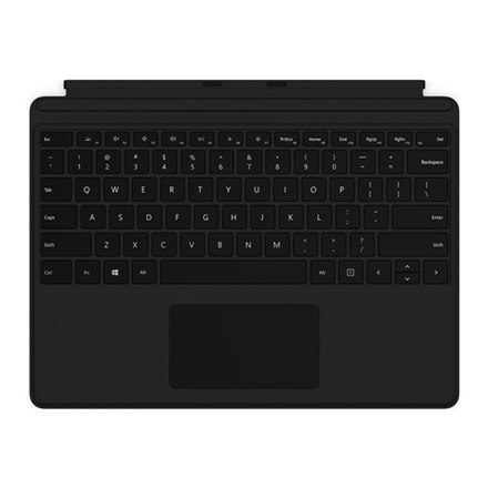 Microsoft | Keyboard | Surface Pro X Keyboard | Compact Keyboard | Docking | US | Black | EN | 245 g | Wireless connection