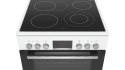 Bosch | Cooker | HKR39A220U | Hob type Vitroceramic | Oven type Electric | White | Width 60 cm | Electronic ignition | Grilling 