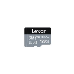 Lexar Professional 1066x UHS-I MicroSDXC, 128 GB, pamięć flash klasy 10, czarny/szary, 120 MB/s, 160 MB/s