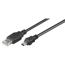 Goobay | USB cable | Male | 4 pin USB Type A | Male | Black | Mini-USB Type B | 1.5 m