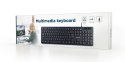 Gembird | Multimedia Keyboard | KB-MCH-04 | Multimedia | Wired | US | Black | g