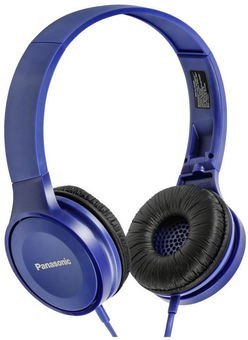 Panasonic Overhead Stereo Headphones RP-HF100ME-A	 Over-ear, Microphone, Blue