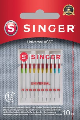 Singer Universal Needles ASST 10PK for Woven Fabrics