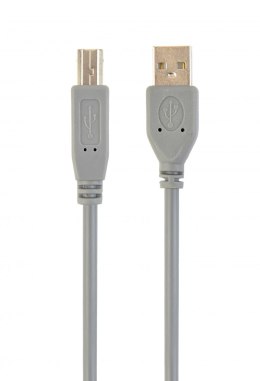 Cablexpert CCP-USB2-AMBM-6G Kabel USB 2.0 A-plug B-plug 6ft, kolor szary