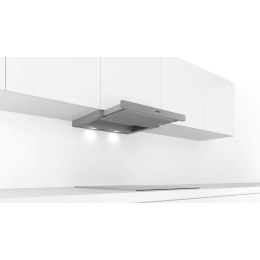 Bosch Hood Serie 4 DFM064A53 Telescopic, Energy efficiency class A, Width 60 cm, 270 m?/h, Push Buttons, Silver, LED, Made in Ge