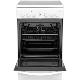 INDESIT Cooker IS5V8GMW/E	 Hob type Vitroceramic, Oven type Electric, White, Width 50 cm, Grilling, 57 L, Depth 60 cm