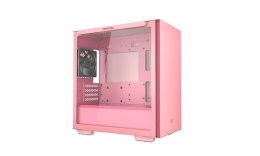 Deepcool MACUBE 110 Pink, Mini-ITX / Micro-ATX, 4, USB3.0x2; Audiox1, ABS+SPCC+Tempered Glass, 1×120mm DC fan