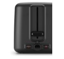 Bosch | TAT3P423 | DesignLine Toaster | Power 970 W | Number of slots 2 | Housing material Stainless steel | Black