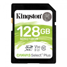 Kingston Canvas Select Plus 128 GB, SDHC, pamięć flash klasy 10