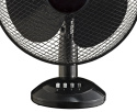 Mesko Fan MS 7310 Wentylator stołowy, ilość biegów 3, 45 W, oscylacja, średnica 40 cm, czarny
