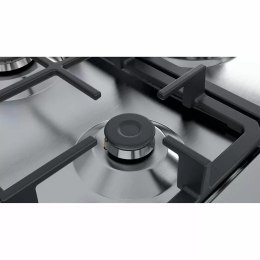Bosch Hob PGQ7B5B90 Gas, Number of burners/cooking zones 5, Mechanical, Stainless steel